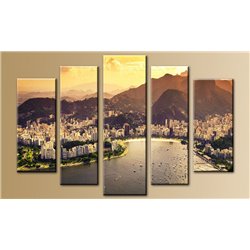 Модульная картина на дереве - 5m-559 - Модульная картины, Репродукции, Декоративные панно, Декор стен