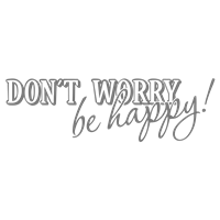 Портреты картины репродукции на заказ - Трафарет Don`t Worry, Be Happy!