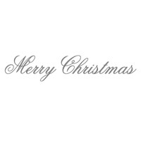 Портреты картины репродукции на заказ - Трафарет Красочная надпись Merry Christmas!