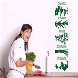 Трафарет Бордюр пряных трав - Модульная картины, Репродукции, Декоративные панно, Декор стен