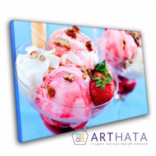 Картина на холсте по фото Модульные картины Печать портретов на холсте Картина в кафе