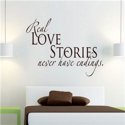 Трафарет Реальные истории любви никогда не имеют окончаний. - Модульная картины, Репродукции, Декоративные панно, Декор стен