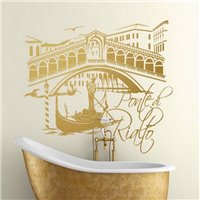 Портреты картины репродукции на заказ - Трафарет Мост Риальто (Венеция)