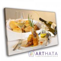 Портреты картины репродукции на заказ - Картина в кафе