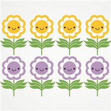Картина на холсте по фото Модульные картины Печать портретов на холсте Трафарет Набор цветочков