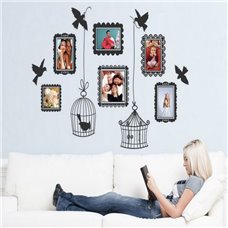 Картина на холсте по фото Модульные картины Печать портретов на холсте Трафарет Фоторамки с птицами