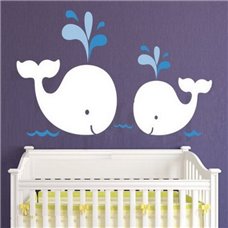 Картина на холсте по фото Модульные картины Печать портретов на холсте Трафарет Киты на волнах