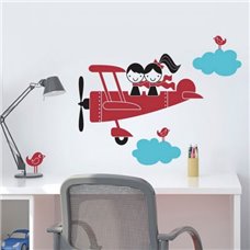 Картина на холсте по фото Модульные картины Печать портретов на холсте Трафарет Дети на вертолете