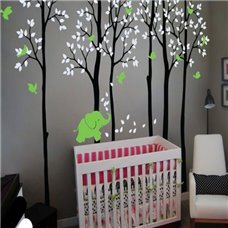 Картина на холсте по фото Модульные картины Печать портретов на холсте Трафарет Сказочный лес