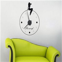 Портреты картины репродукции на заказ - Трафарет Часы pin up