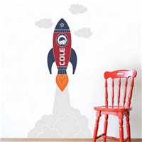 Портреты картины репродукции на заказ - Трафарет Веселая ракета