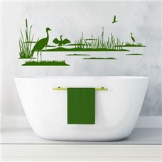 Картина на холсте по фото Модульные картины Печать портретов на холсте Трафарет Цапли на болоте
