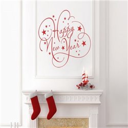 Трафарет Happy New Year! - Модульная картины, Репродукции, Декоративные панно, Декор стен
