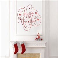 Портреты картины репродукции на заказ - Трафарет Happy New Year!