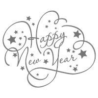 Портреты картины репродукции на заказ - Трафарет Happy New Year!