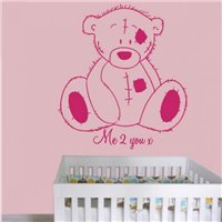 Портреты картины репродукции на заказ - Трафарет Мишка Me To You