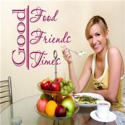 Трафарет Хорошая еда/друзья/время - Модульная картины, Репродукции, Декоративные панно, Декор стен