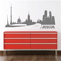 Трафарет Панорама Москвы - Модульная картины, Репродукции, Декоративные панно, Декор стен