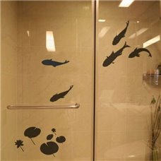 Картина на холсте по фото Модульные картины Печать портретов на холсте Трафарет Рыбки и кувшинки