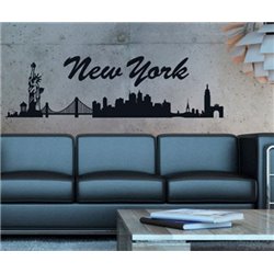 Трафарет Панорама города New York - Модульная картины, Репродукции, Декоративные панно, Декор стен