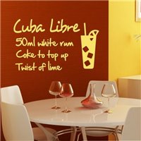 Портреты картины репродукции на заказ - Трафарет Cuba Libre