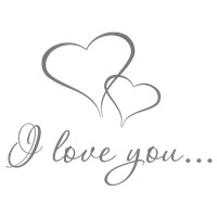 Портреты картины репродукции на заказ - Трафарет I love you