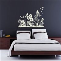 Портреты картины репродукции на заказ - Трафарет Красочная поляна