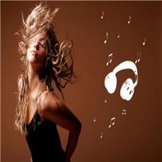 Картина на холсте по фото Модульные картины Печать портретов на холсте Трафарет Музыкальные наушники