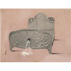 Картина на холсте по фото Модульные картины Печать портретов на холсте Кровать с фонтаном