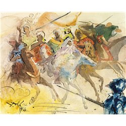 Рыцари продвигаются - Модульная картины, Репродукции, Декоративные панно, Декор стен