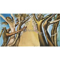 Портреты картины репродукции на заказ - Эскиз декорации для Тристана Фу