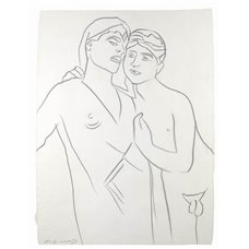 Картина на холсте по фото Модульные картины Печать портретов на холсте Без названия (Wilhelm von Gloeden)