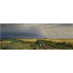 Дорога во ржи - Модульная картины, Репродукции, Декоративные панно, Декор стен