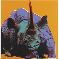 Портреты картины репродукции на заказ - Черный носорог
