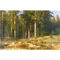 Картина на холсте по фото Модульные картины Печать портретов на холсте Корабельная роща