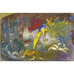 Дафнис и Хлоя. Похищение Хлои - Модульная картины, Репродукции, Декоративные панно, Декор стен