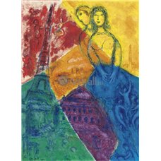 Картина на холсте по фото Модульные картины Печать портретов на холсте Воспоминание о Париже