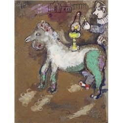 Клоун и масляная лампа - Модульная картины, Репродукции, Декоративные панно, Декор стен
