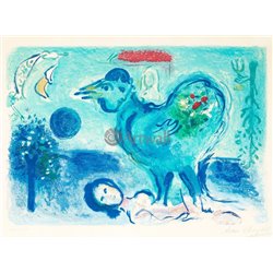 Пейзаж с петухом - Модульная картины, Репродукции, Декоративные панно, Декор стен