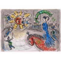 Солнце с красной лошадью