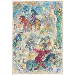 Фиолетовый всадник - Модульная картины, Репродукции, Декоративные панно, Декор стен