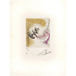 Венера в мехах - Мужчина, целующий туфлю - Модульная картины, Репродукции, Декоративные панно, Декор стен