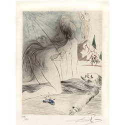 Венера в мехах - Коленопреклонная женщина - Модульная картины, Репродукции, Декоративные панно, Декор стен