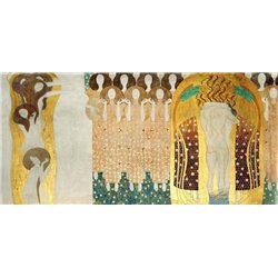 Бетховенский фриз. Поиски счастья находят отражение в поэзии - Модульная картины, Репродукции, Декоративные панно, Декор стен
