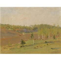 Пашня весной - Модульная картины, Репродукции, Декоративные панно, Декор стен