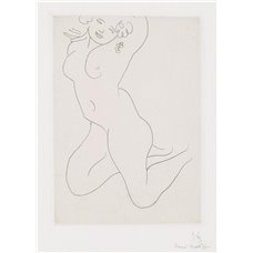 Картина на холсте по фото Модульные картины Печать портретов на холсте Обнаженная на коленях