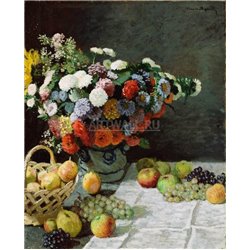 Цветы и фрукты - Модульная картины, Репродукции, Декоративные панно, Декор стен
