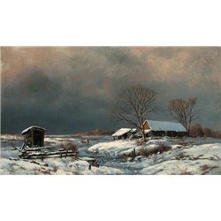 Экгорст Василий «После метели» - Модульная картины, Репродукции, Декоративные панно, Декор стен