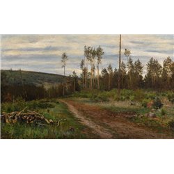 Переплетчиков Василий «Чистка леса» - Модульная картины, Репродукции, Декоративные панно, Декор стен