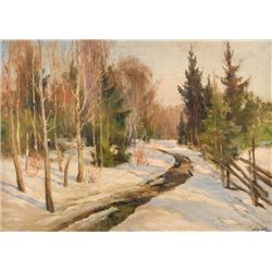 Орлов Александр «Ранняя весна» - Модульная картины, Репродукции, Декоративные панно, Декор стен